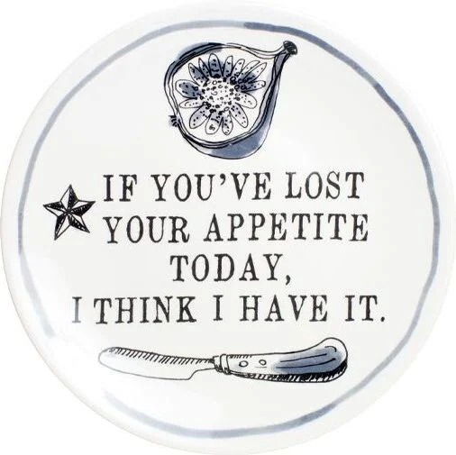 Blond Amsterdam bord If You've Lost wit / zwart D 18 H 1 cm