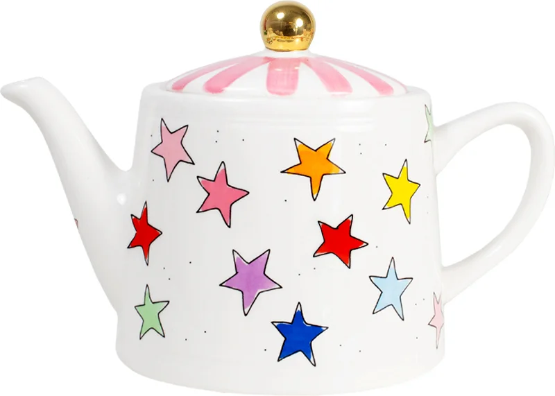 Blond Amsterdam theepot Even Bijkletsen star 1,5 L