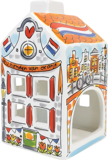Blond Amsterdam waxinelichthouder lighthouse Hollands Glorie multi