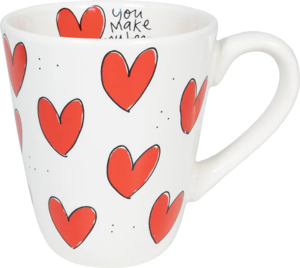 Blond Amsterdam minimok Blond Love uni hearts rood / wit 0,35 L