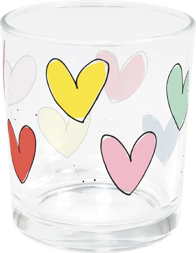 Blond Amsterdam glas Blond Love uni hearts multi 0,3 L