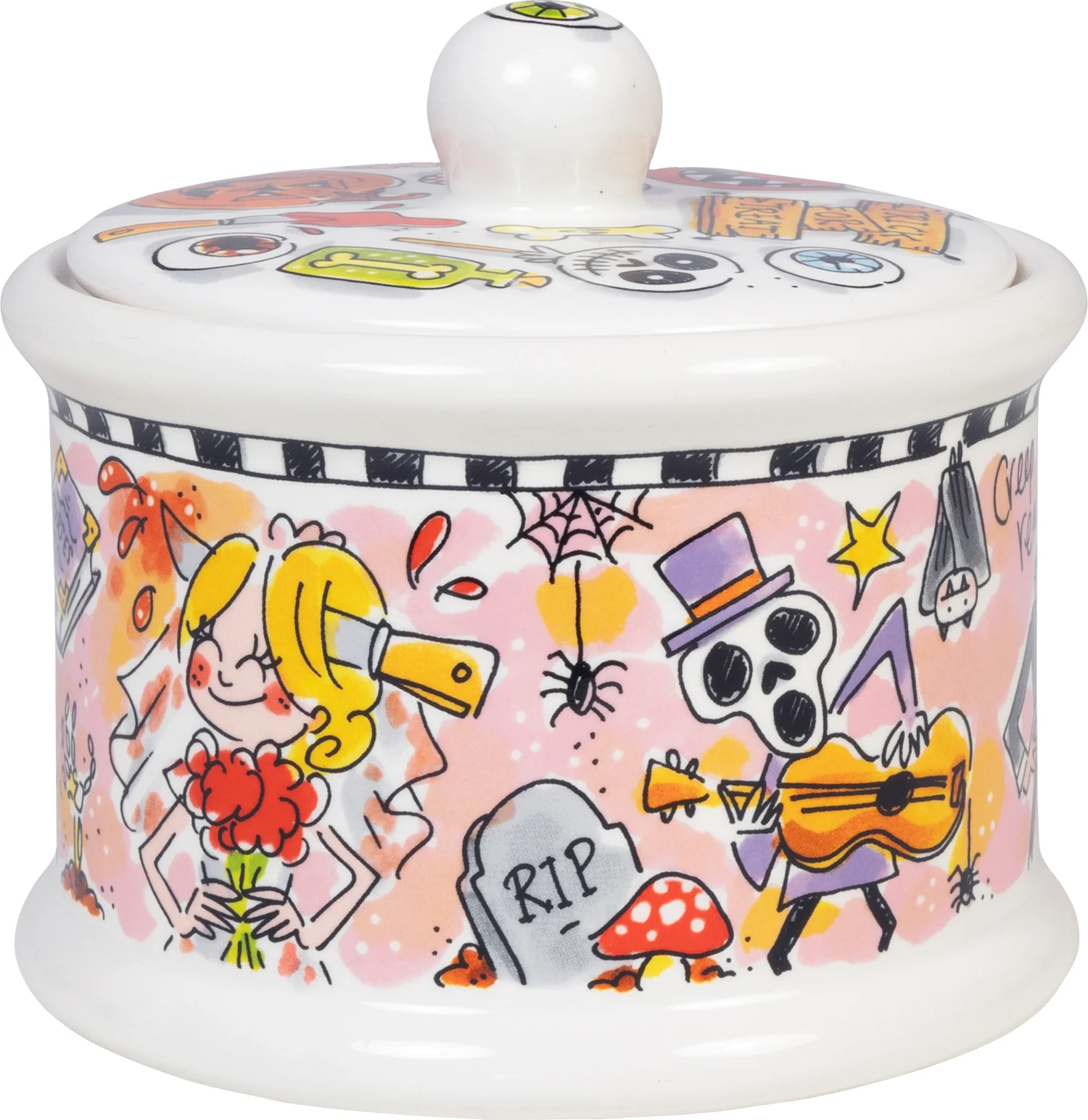 Blond Amsterdam voorraadpot Halloween D 14 H 12,5 cm