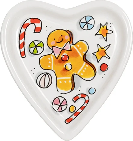 Blond Amsterdam petit four bord Christmas wit 12 x 12 x 2 cm