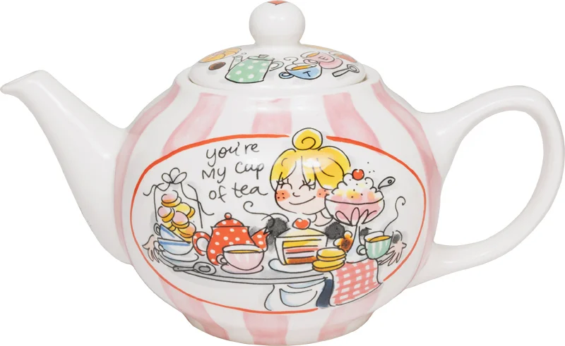 Blond Amsterdam theepot Even Bijkletsen 29 x 17 x 16,5 cm
