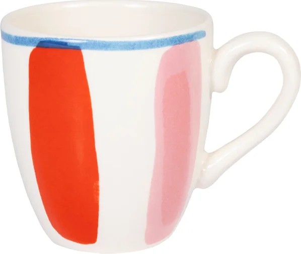 Blond Amsterdam mini mok Even Bijkletsen roze / rood 200 ml