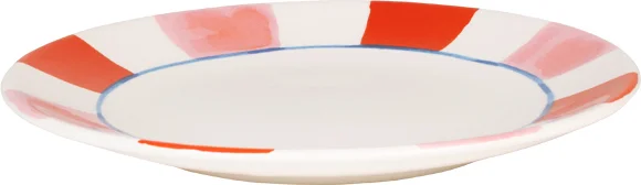 Blond Amsterdam bord Even Bijkletsen roze / rood D 22 H 2,5 cm