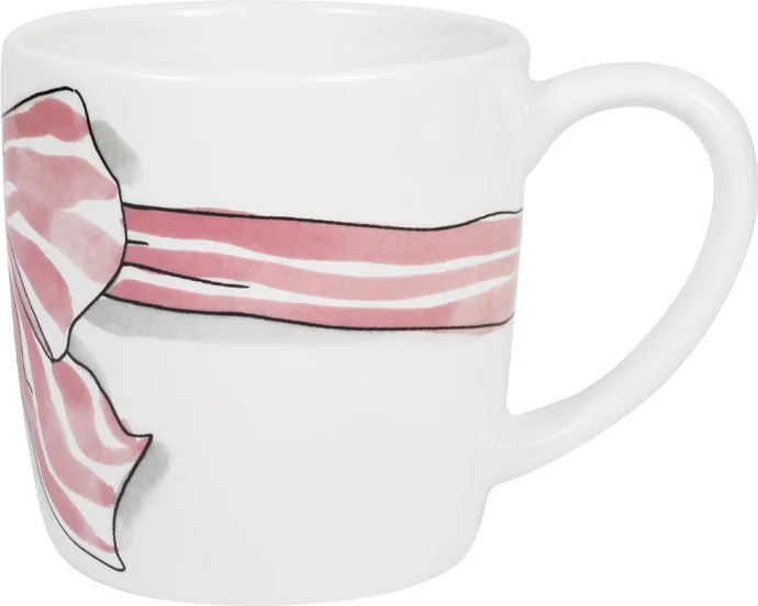 Blond Amsterdam cappucino mok Even Bijkletsen strik roze 500 ml