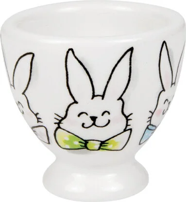 Blond Amsterdam eierdop Happy Easter konijntje D 5,4 H 6 cm