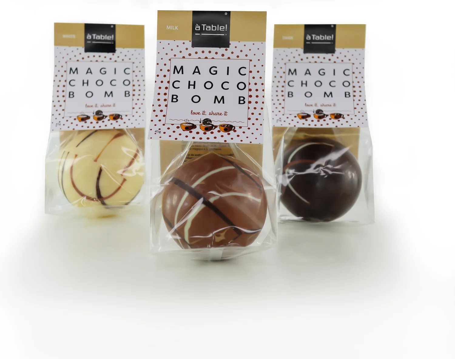 à Table! Magic chocolate bomb 3 stuks