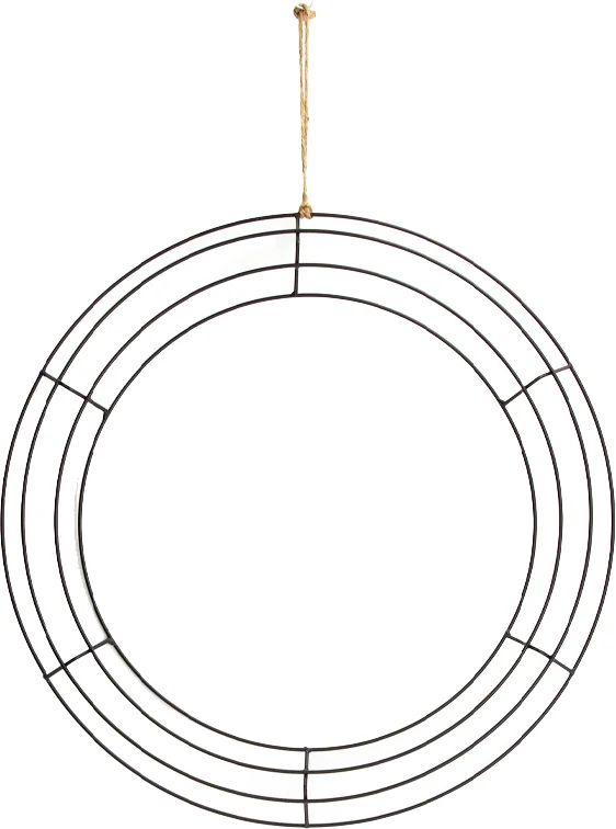 Dijk Natural Collections wandhanger metaal zwart D 28 H 3 cm