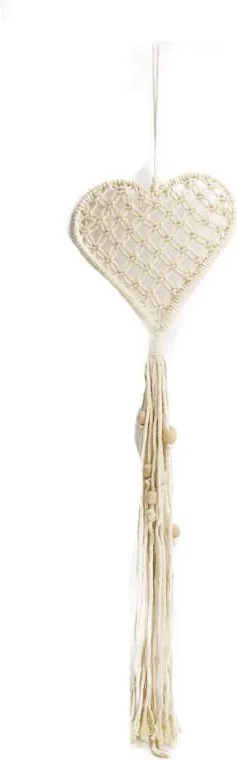 Dijk Natural Collections wandhanger crème 15 x 15 x 53 cm