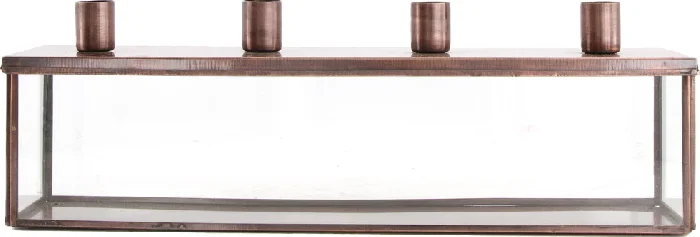 Dijk Natural Collections kandelaar koper 36 x 9 x 11,5 cm