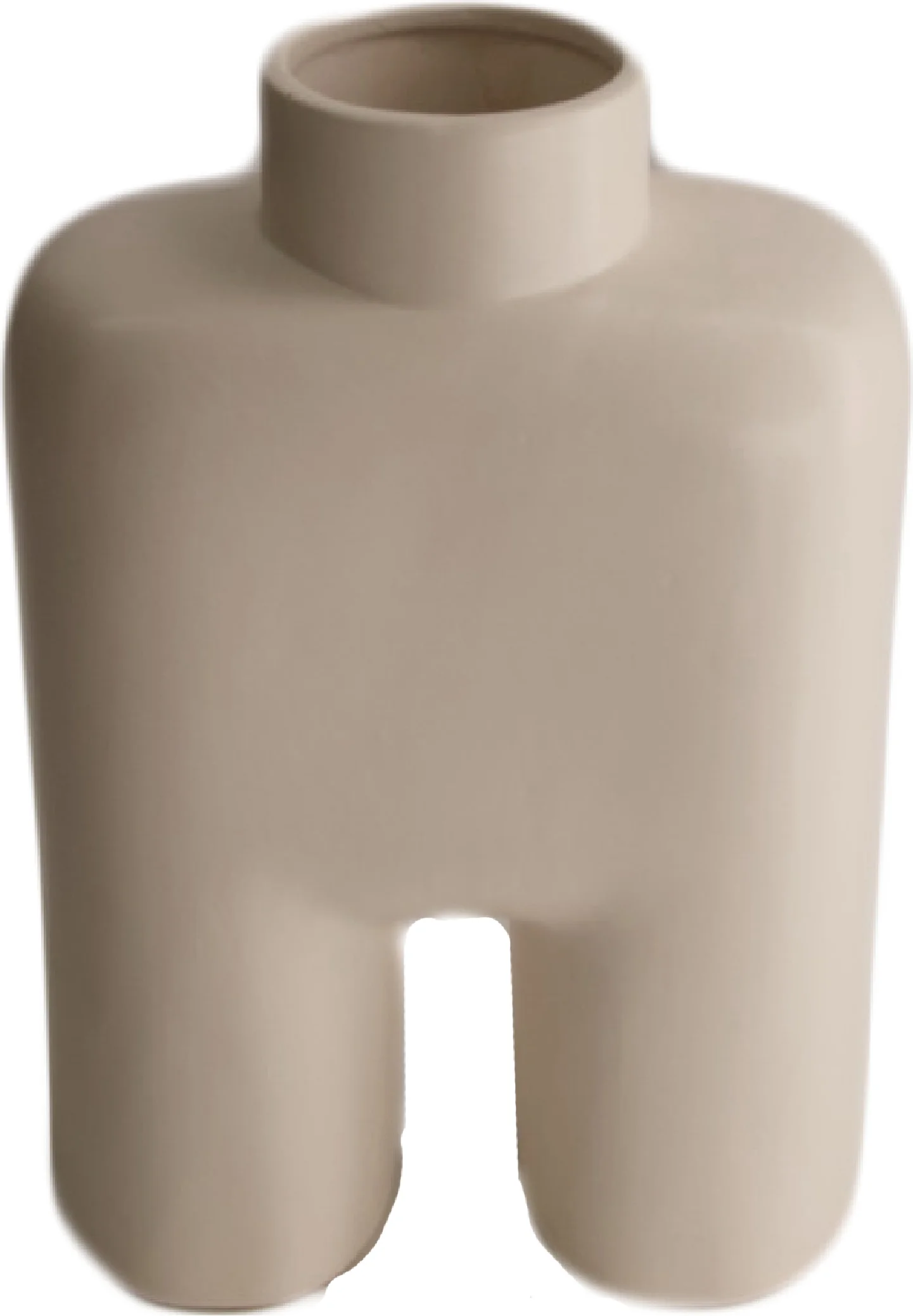 Dijk Natural Collections vaas Hielke wit 17,2 x 8,5 x 25,5 cm