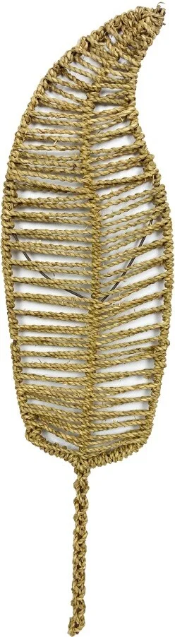 Dijk Natural Collections wandhanger blad naturel / geel 27 x 1 x 118 cm