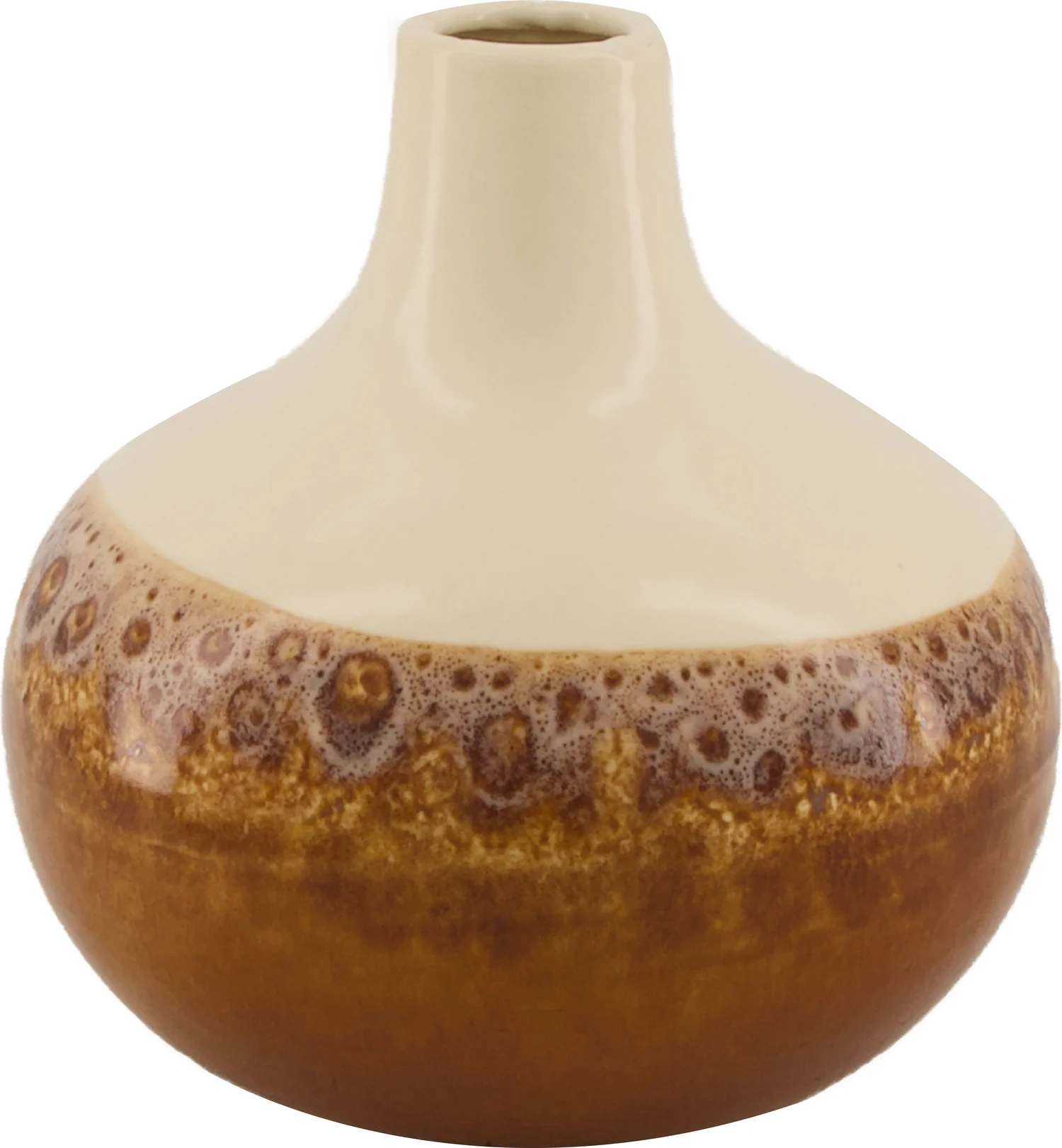 Dijk Natural Collections vaas Huub bruin D 16,5 H 16 cm