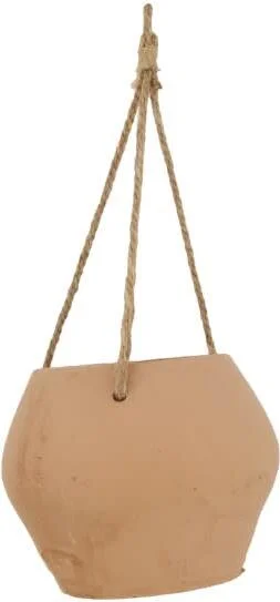 Dijk Natural Collections hangpot Ines beige D 18 H 14,5 cm