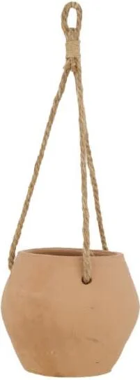 Dijk Natural Collections hangpot Ines beige D 12,5 H 11 cm