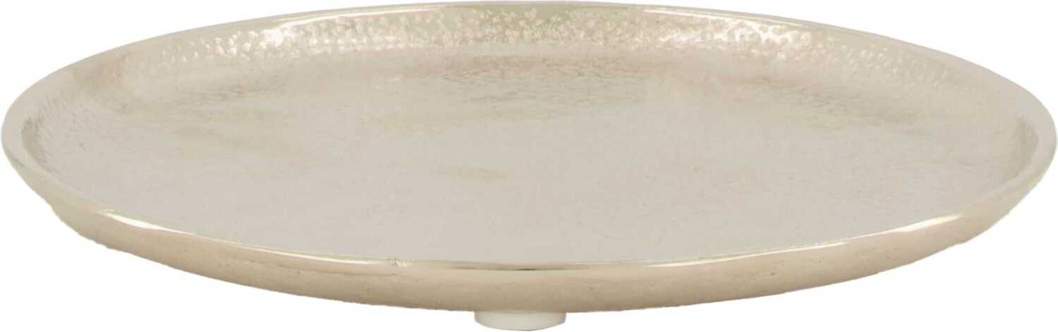Dijk Natural Collections dienblad zilver D 23,5 H 1,8 cm