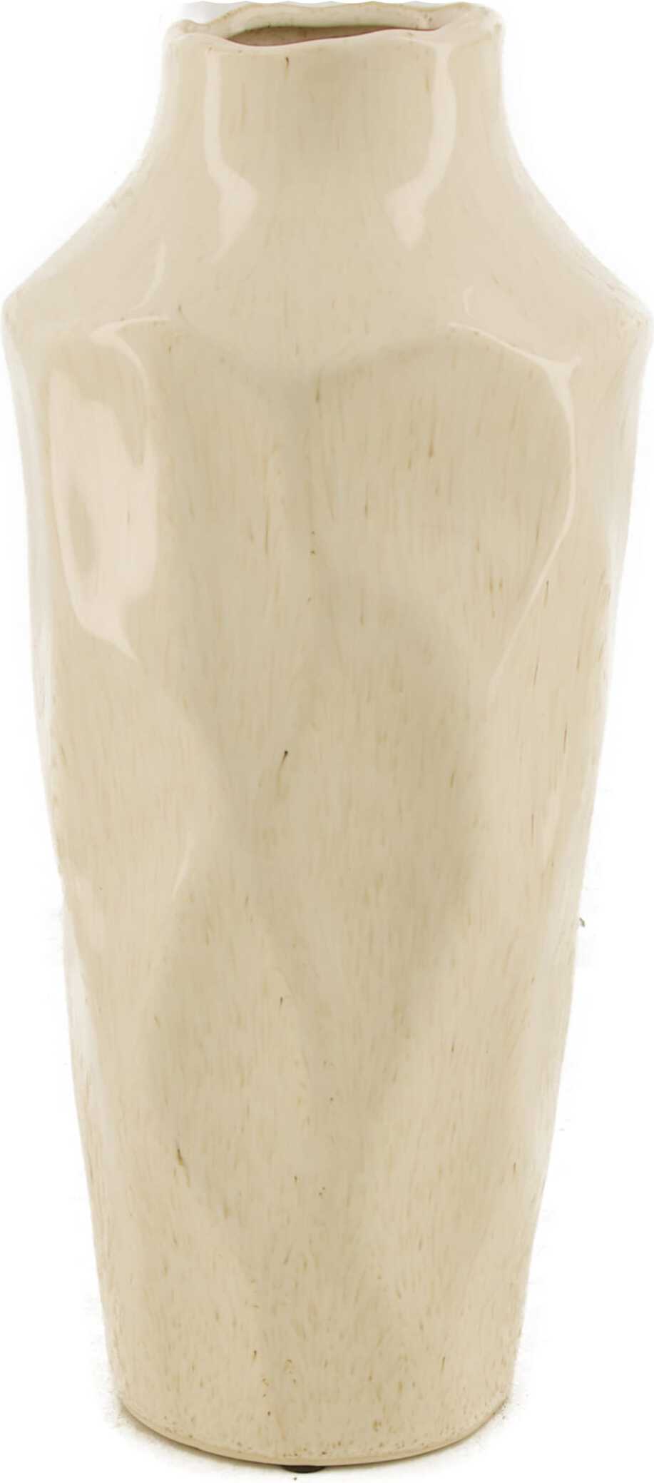 Dijk Natural Collections vaas Bianca wit D 13,5 H 30,5 cm