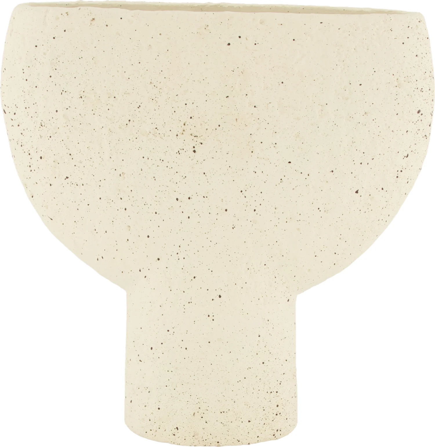 Dijk Natural Collections vaas op voet Paolo wit 25 x 7,5 x 25,5 cm