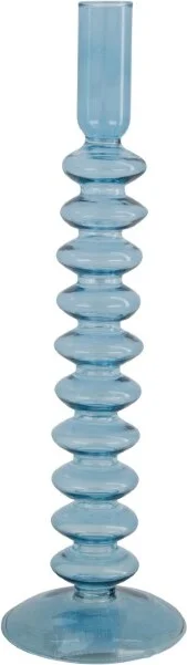Dijk Natural Collections kandelaar blauw D 9 H 28 cm