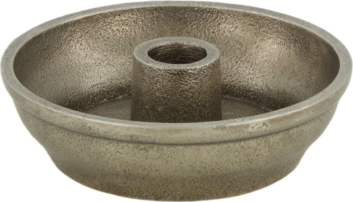 Dijk Natural Collections kandelaar zilver D 13 H 4 cm