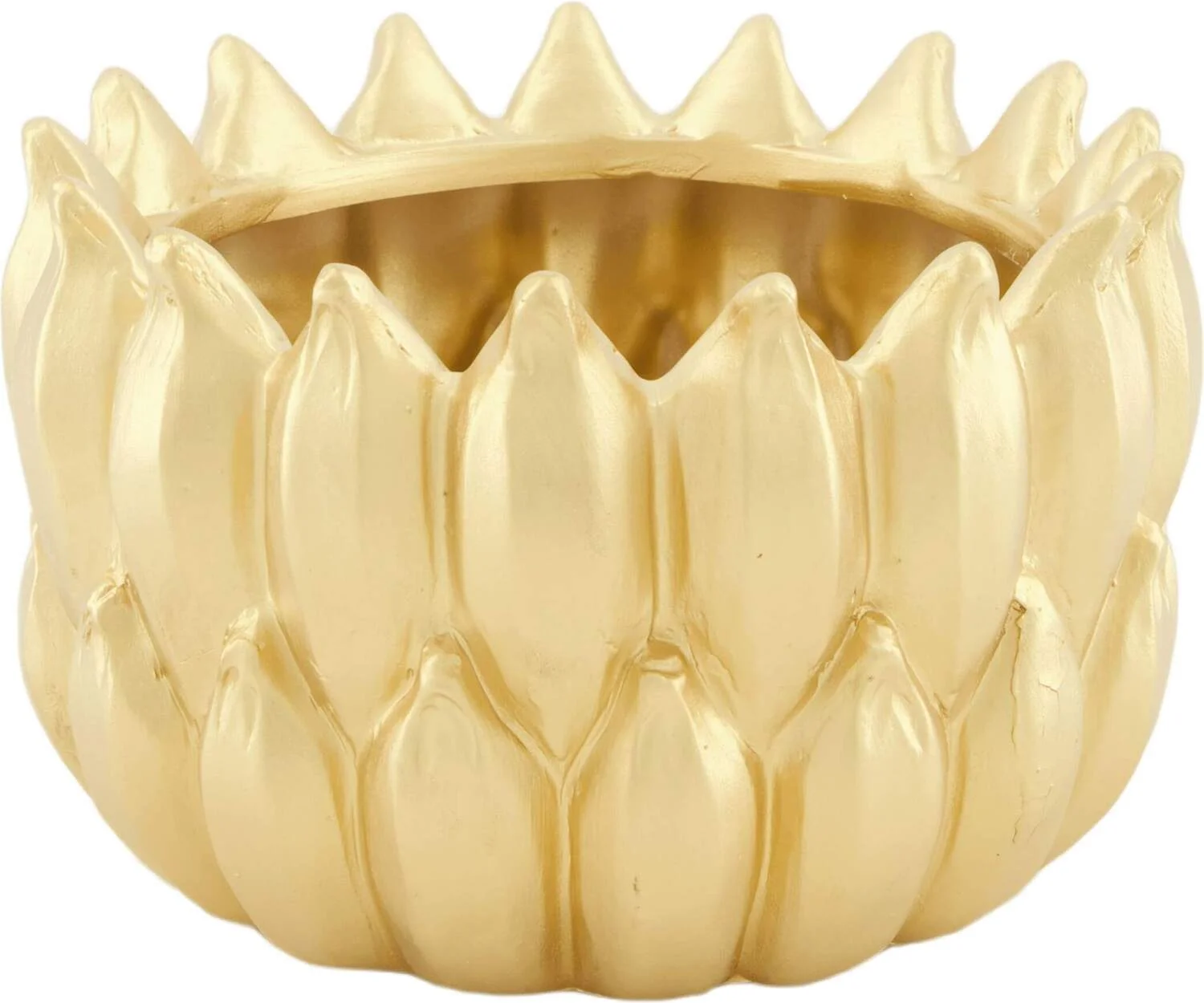 Dijk Natural Collections bloempot Banana goud D 19 H 11,5 cm