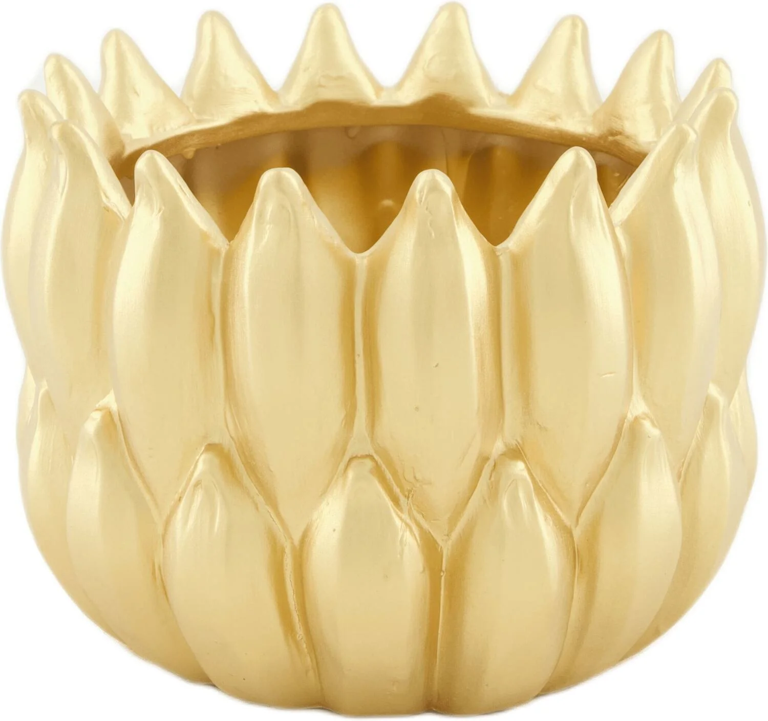 Dijk Natural Collections bloempot Banana goud D 18 H 13 cm