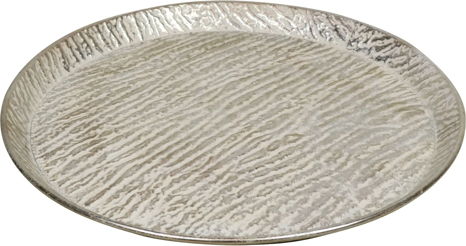 Dijk Natural Collections dienblad zilver D 58 H 4 cm