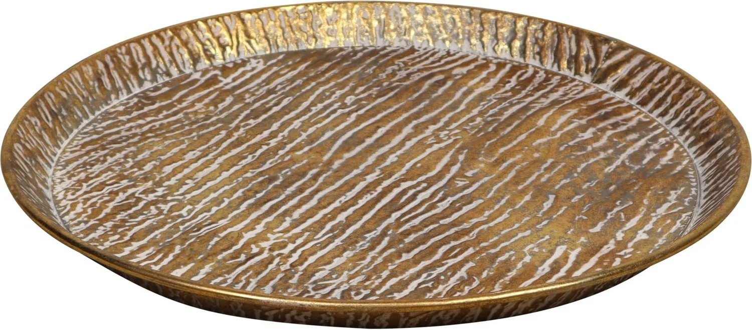 Dijk Natural Collections dienblad goud D 58 H 4 cm
