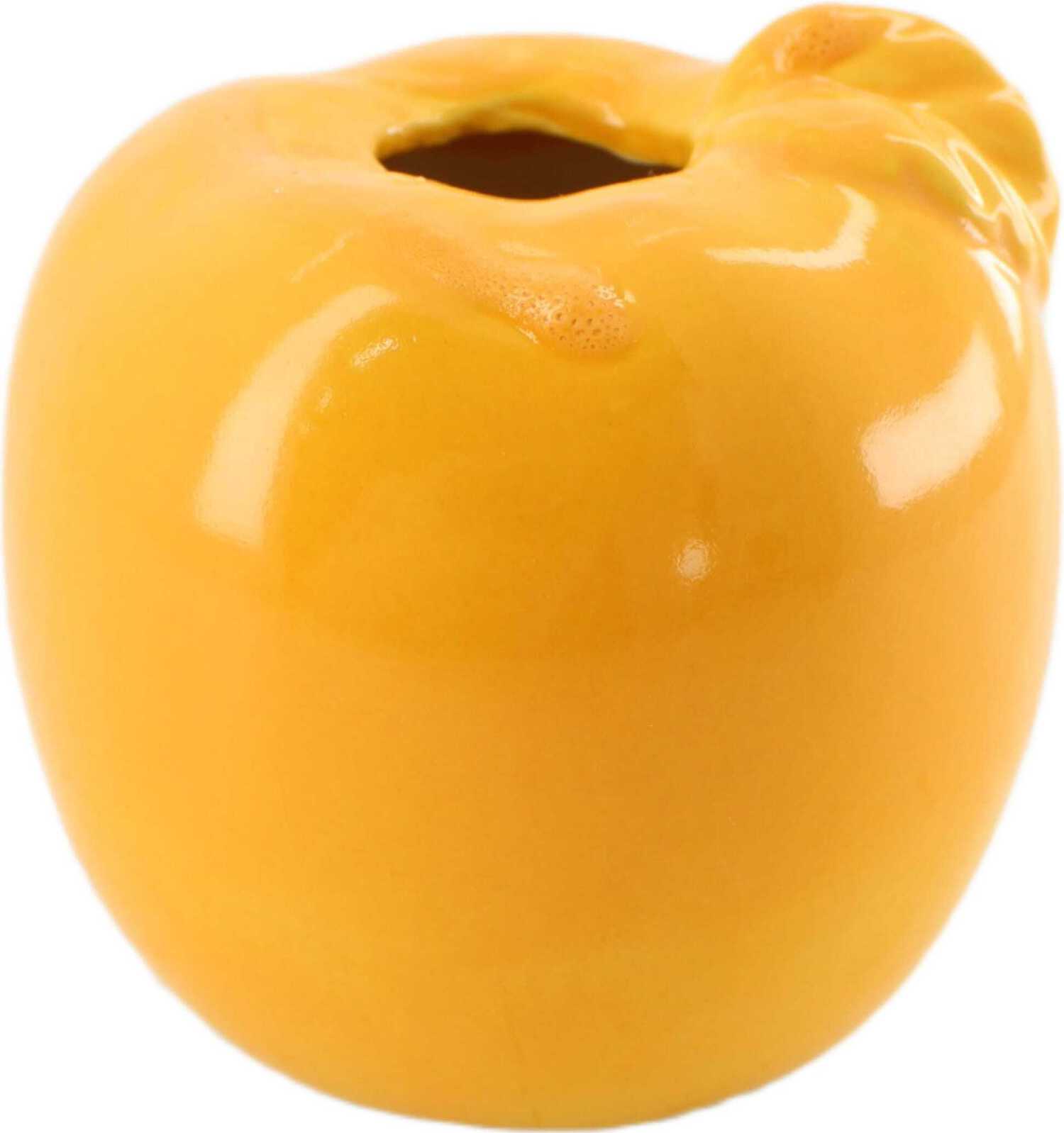 Dijk Natural Collections vaas Pomme oranje D 9 H 9 cm