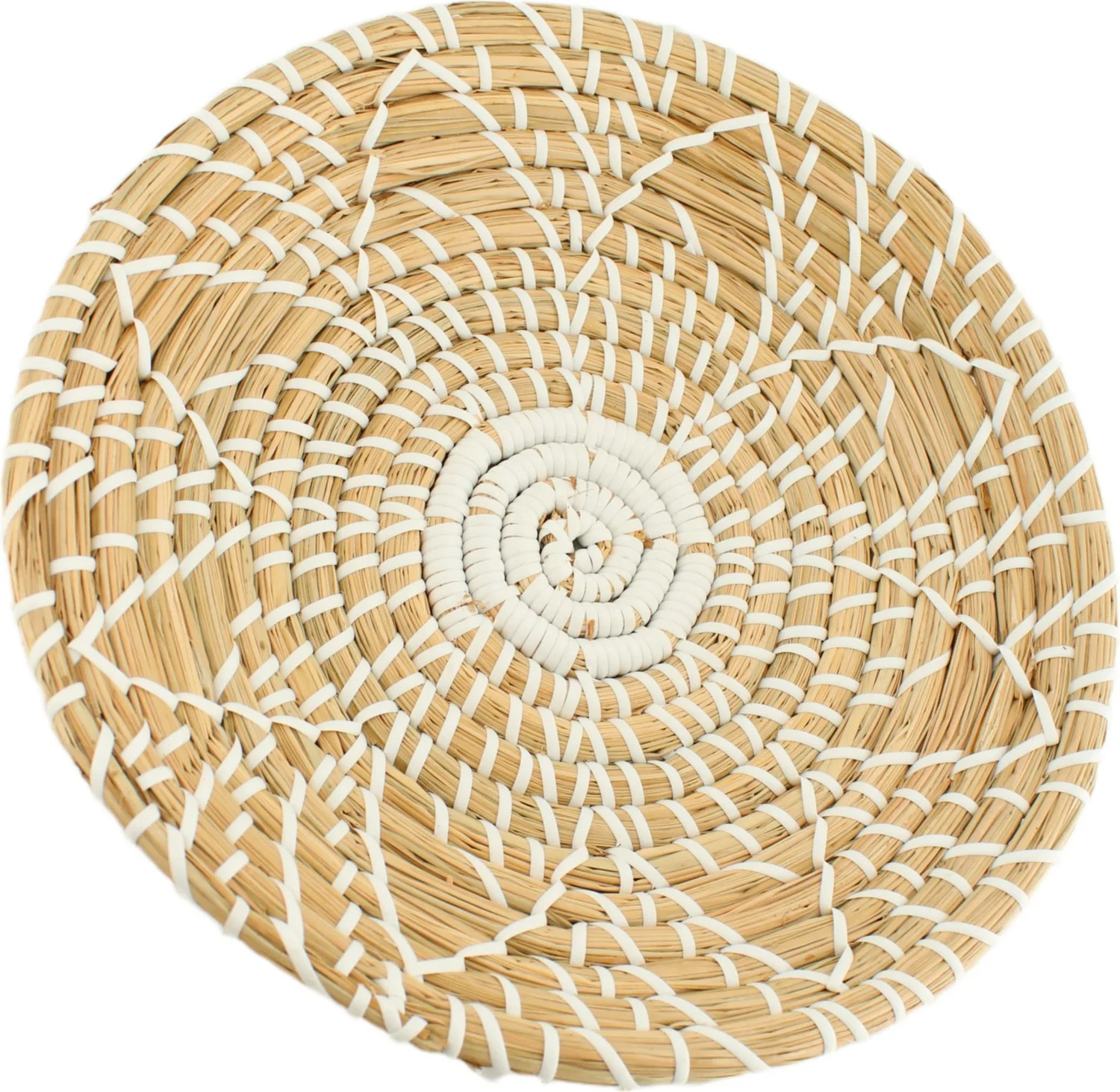 Dijk Natural Collections wandhanger Flora naturel / wit D 28 H 4 cm
