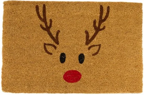 Dijk Natural kokosmat rendier bruin 58 x 38 cm
