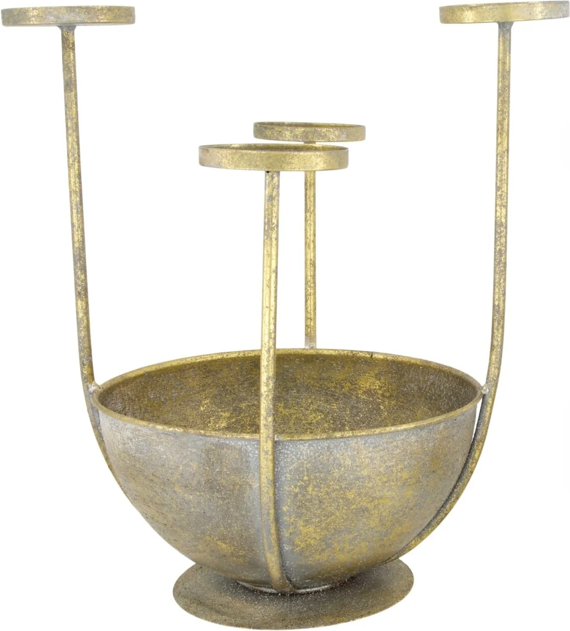 Dijk Natural Collections kandelaar Sol goud D 35 H 37 cm