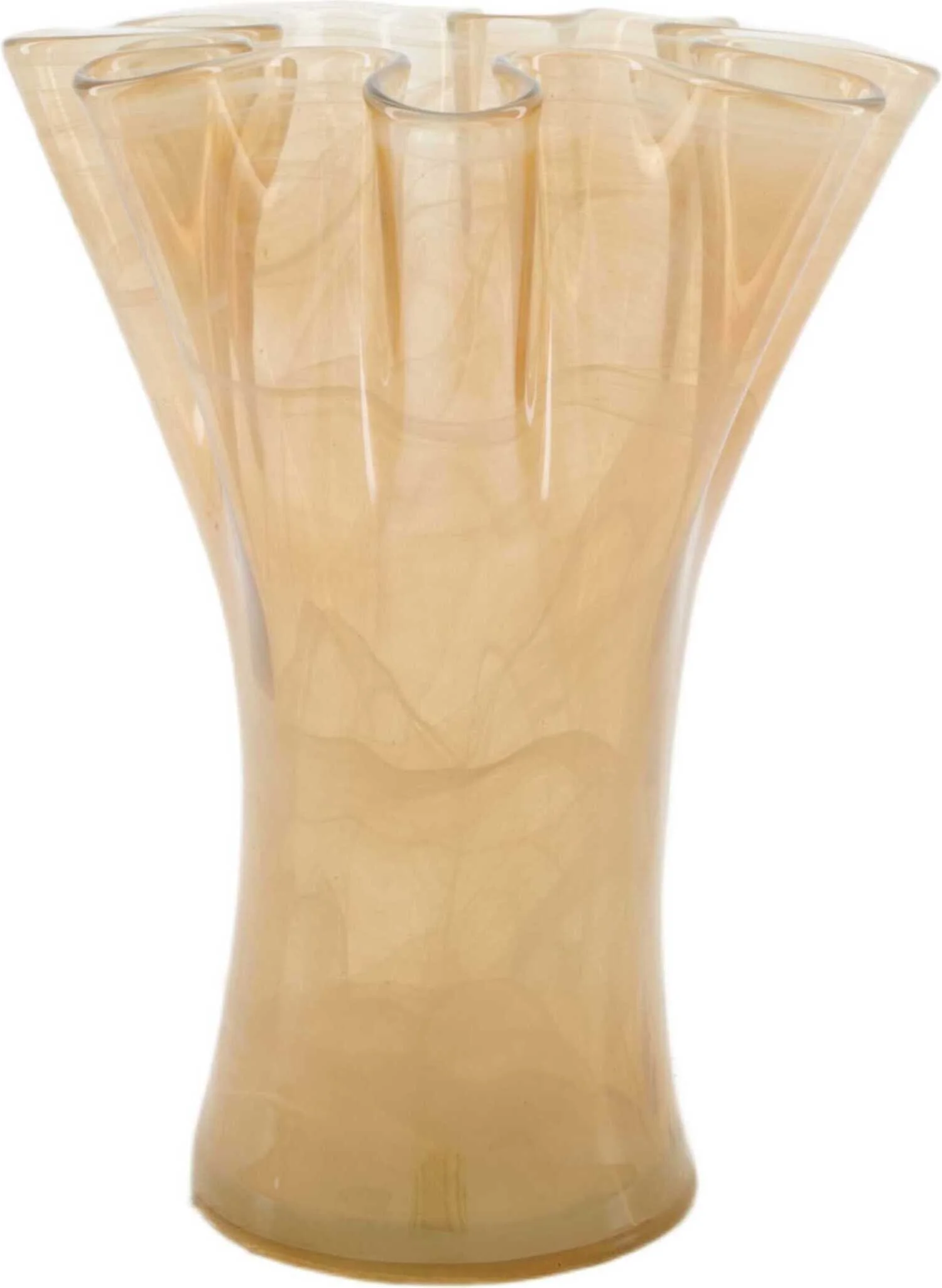 Dijk Natural Collections vaas Lelie beige D 20 H 23 cm