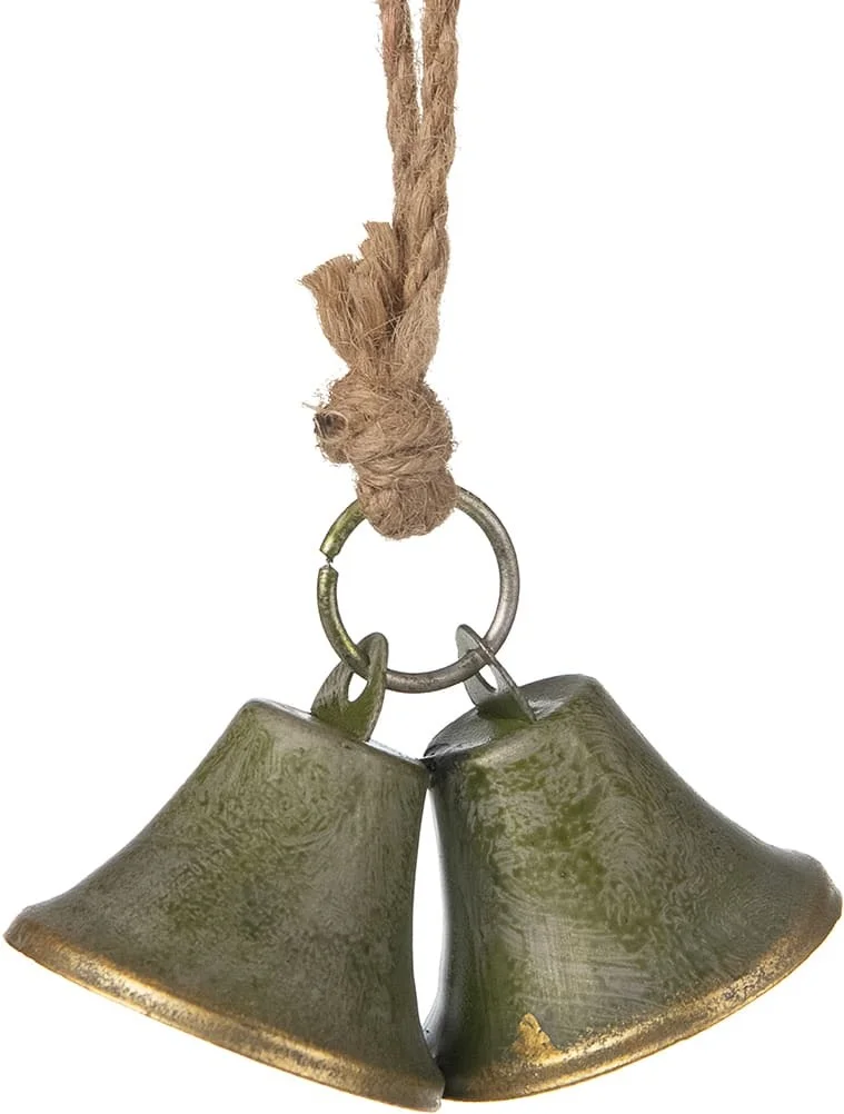 Dijk Natural Collections kerst ornament Bella brons 5,5 x 5,5 x 4 cm