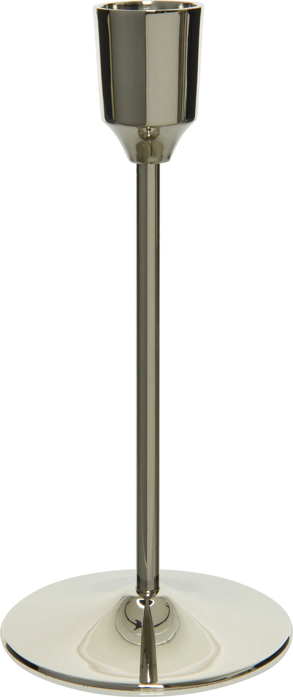 Decoris kandelaar zilver D 7 H 15,5 cm