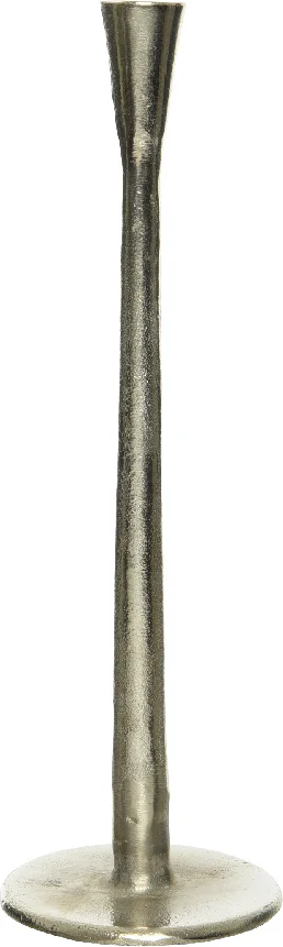 Decoris kandelaar zilver D 11 H 35 cm