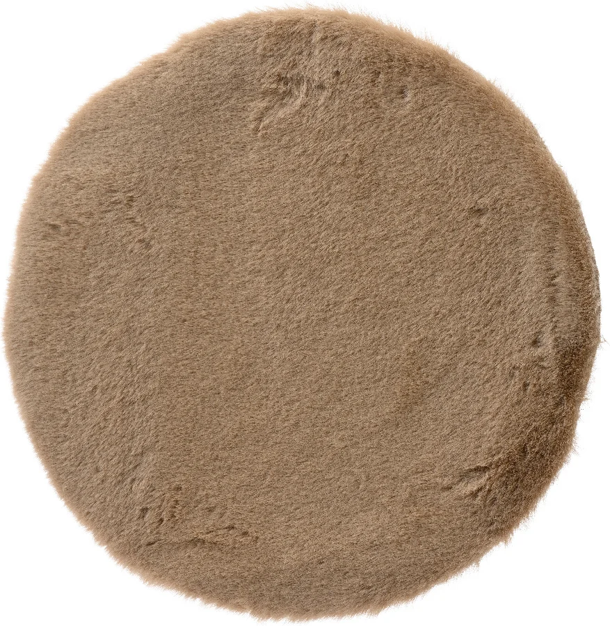 Decoris dierenvacht imitatiebond Hare beige D 38 H 2,5 cm