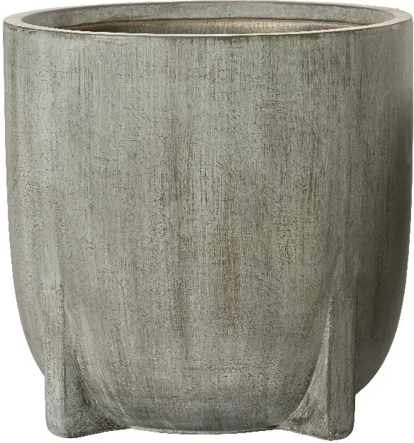 Decoris bloempot Aria grijs D 46 H 45 cm