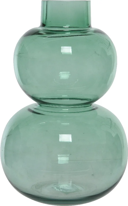 Decoris vaas groen D 18 H 28 cm