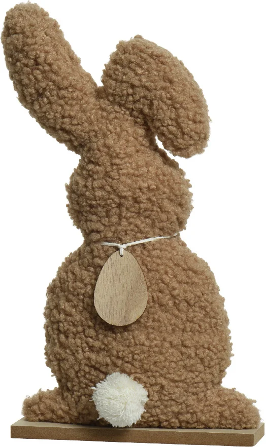 Decoris paasdecoratie konijn beige 6 x 23 x 45,5 cm