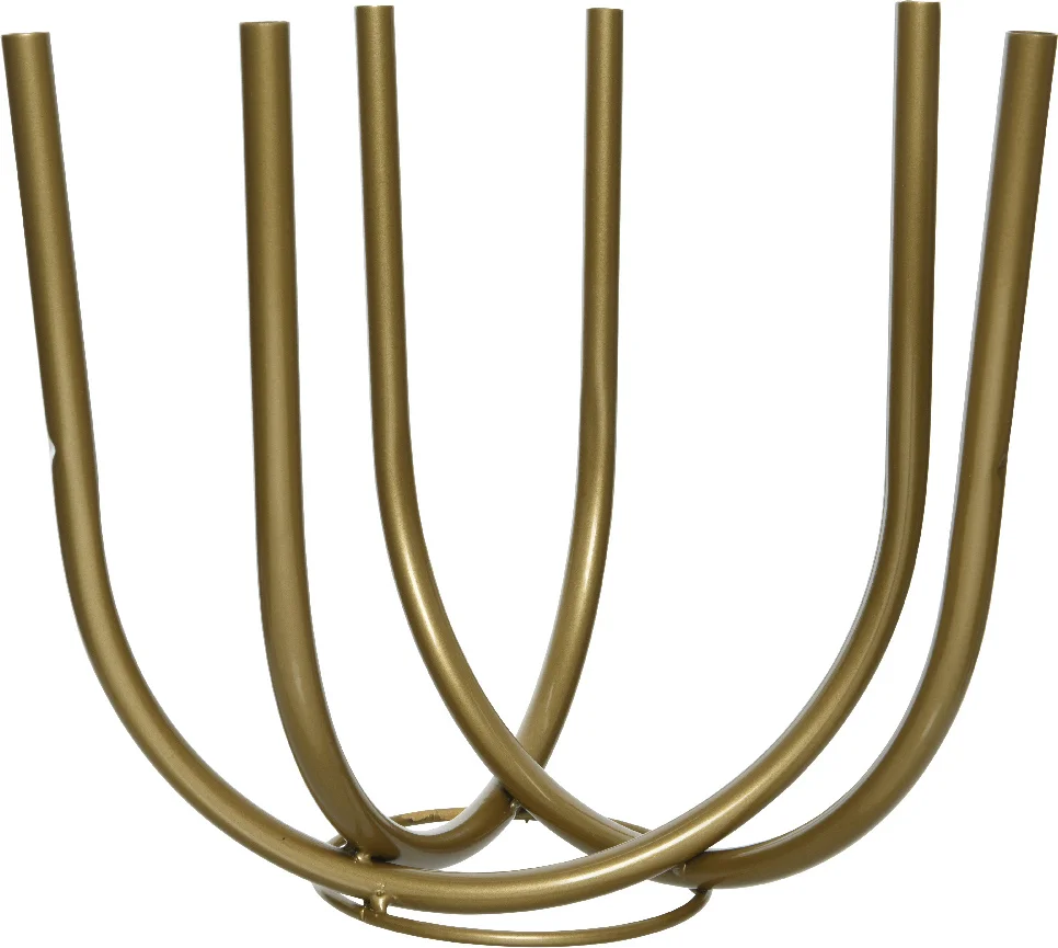 Decoris vaas goud D 30 H 30 cm