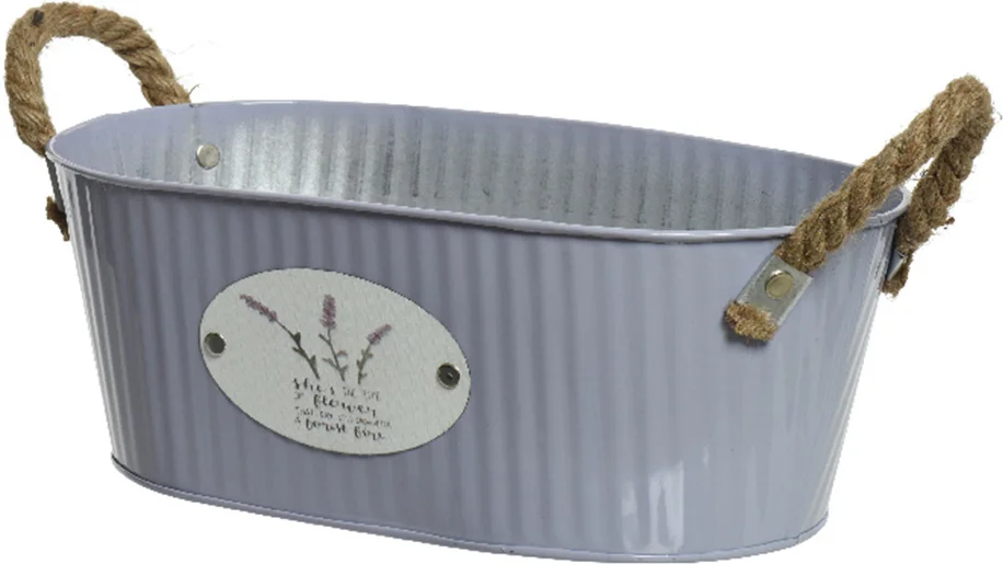 Decoris plantenbak Yara paars 29,5 x 18,5 x 11 cm