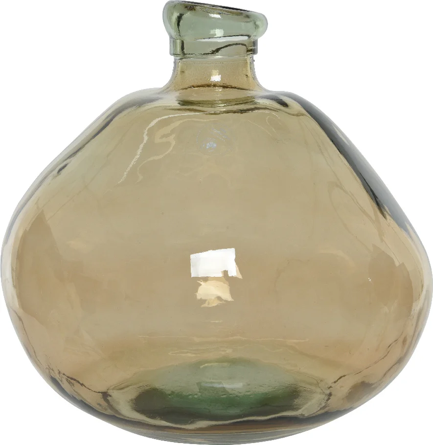 Decoris vaas Gila transparant D 33 H 33 cm