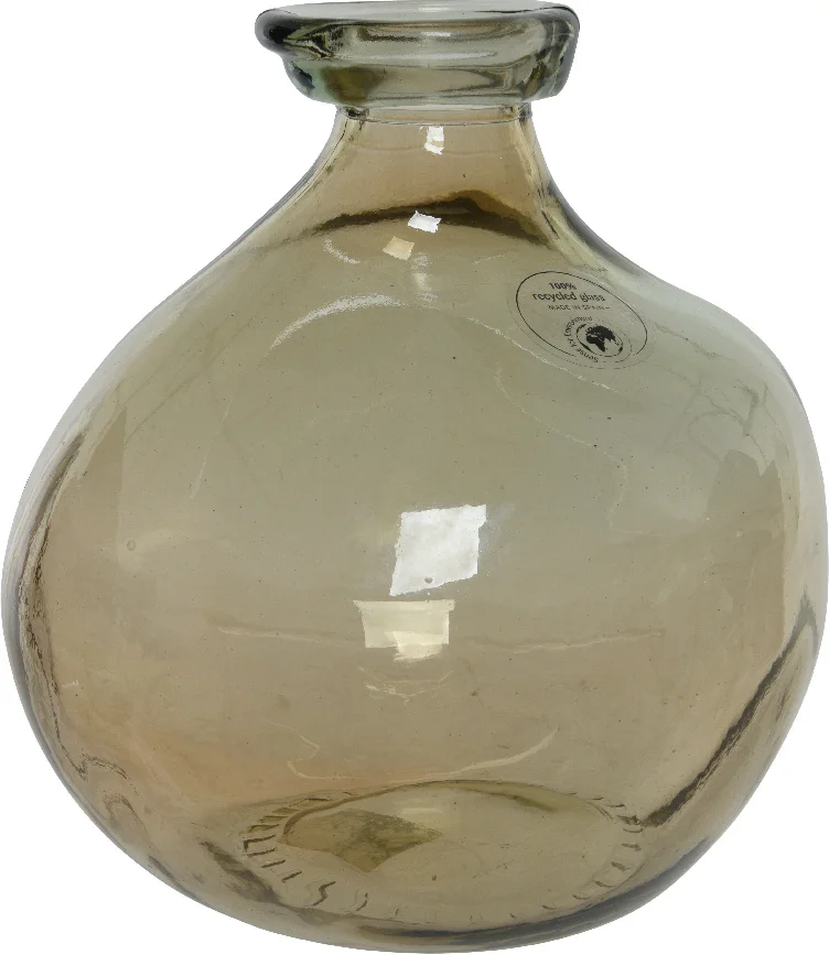 Decoris vaas Gila transparant D 16 H 18 cm