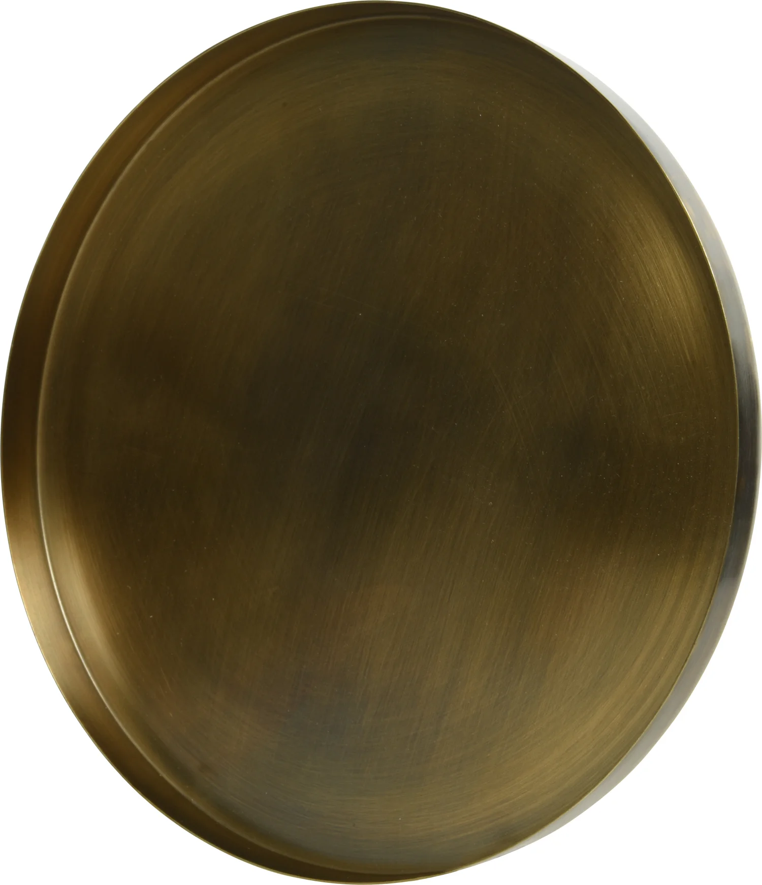 Decoris decoratiebord brons D 36 H 1 cm