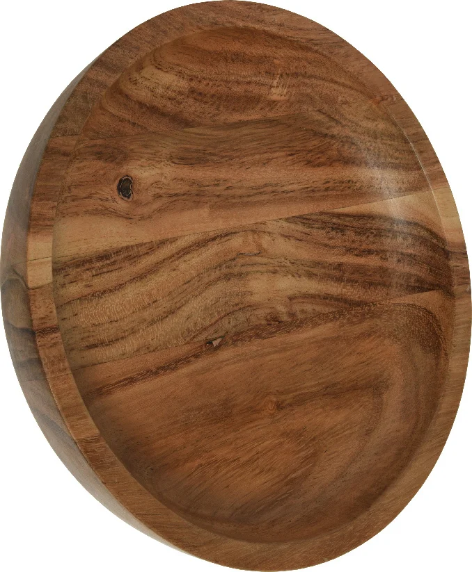 Decoris serveerschaal naturel D 22 H 4 cm