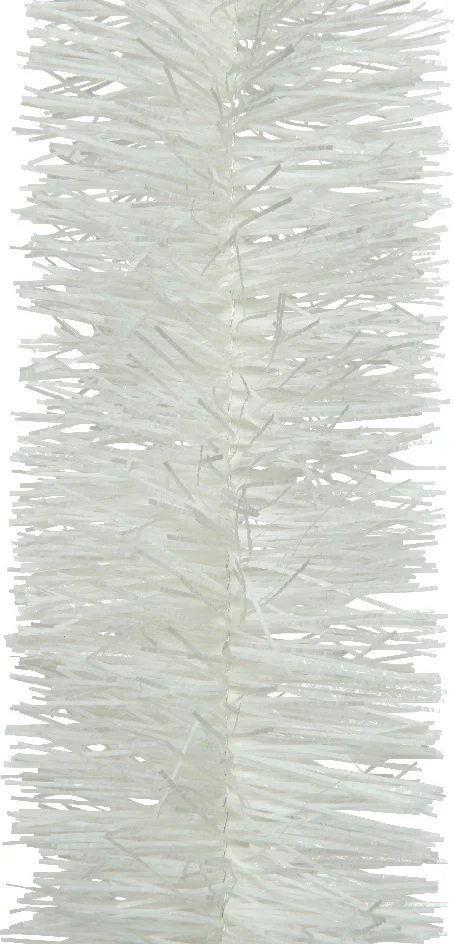 Decoris slinger lametta wit D 7 H 270 cm