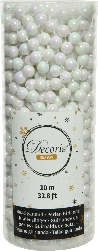 Decoris kralenketting Marilene crème 10 m